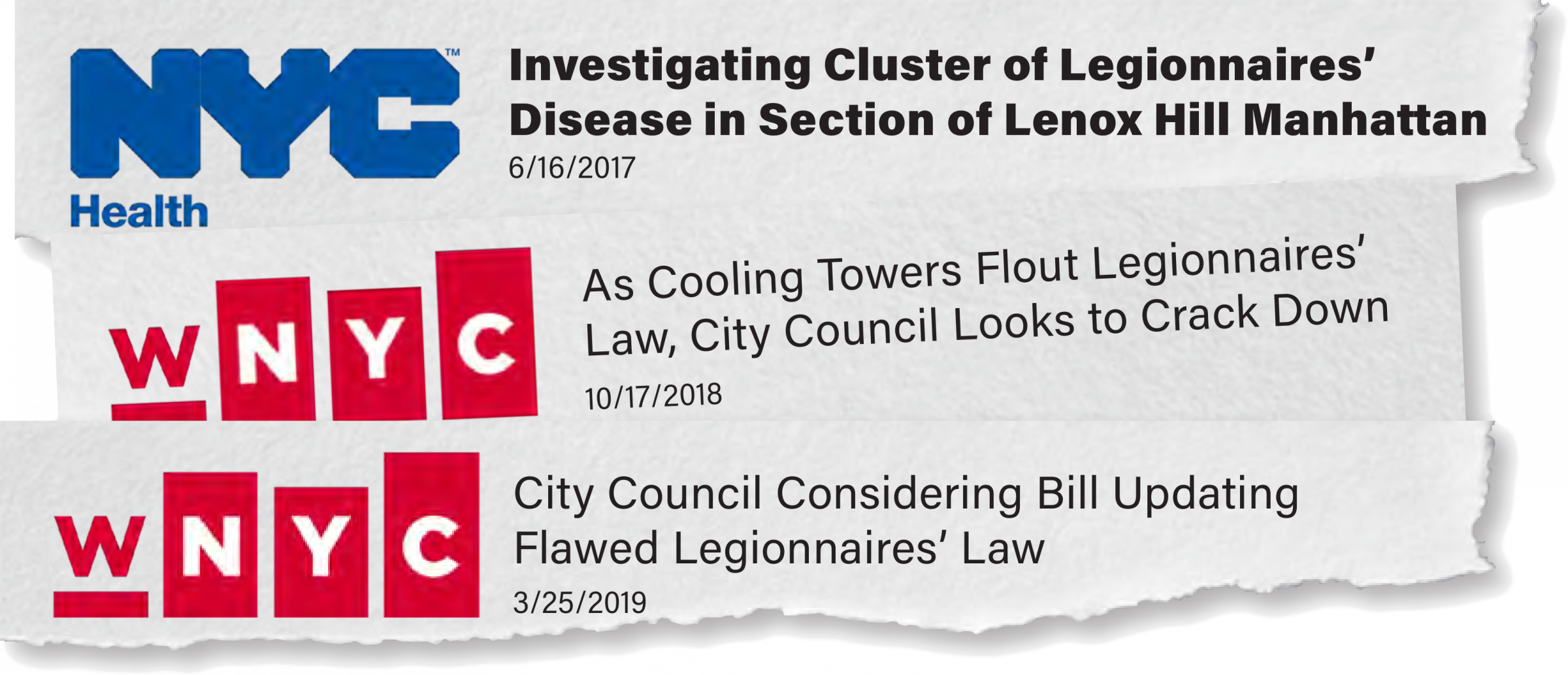 Legionnaires' Headlines